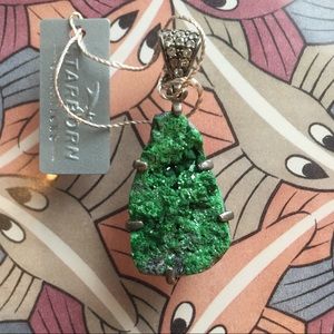 Starborn Sterling Silver Uvarovite Pendant ✨